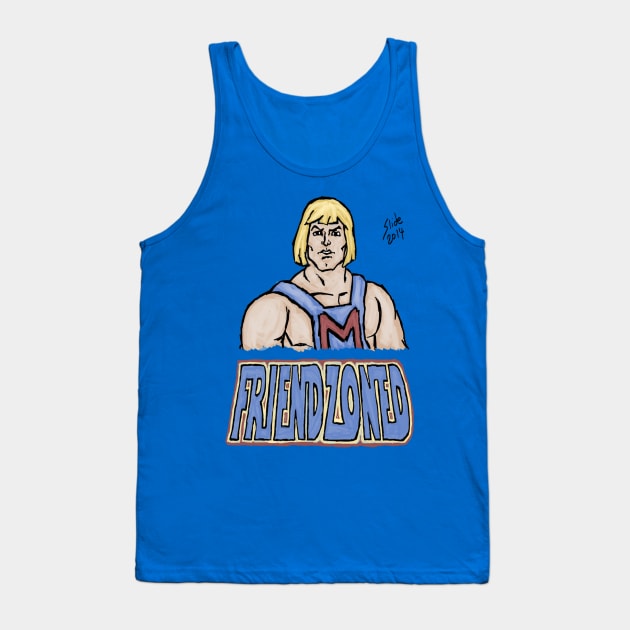 MRA He-Man: Friendzoned Tank Top by SlideRulesYou